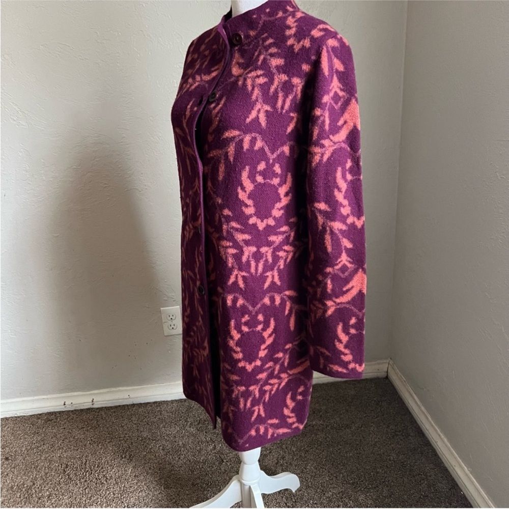 Sundance Beauty Grows Wool Blend Button Front Car… - image 8